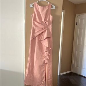 Elegant Pink Sleeveless Dress